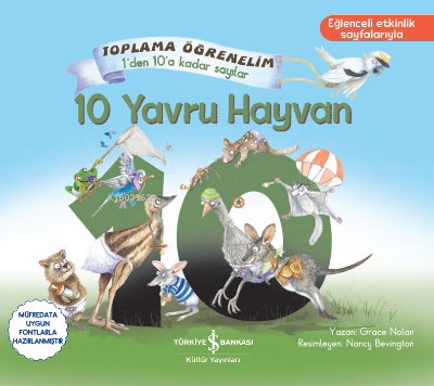 10 Yavru Hayvan- Toplama Öğrenelim 1'den 10'a Kadar Sayılar Grace Nola