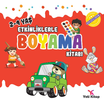 2-4 yaş Etkinliklerle Boyama Kitabı 1 Feyyaz Ulaş