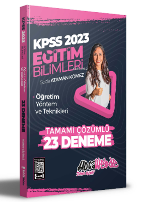 2023 KPSS Eğitim Bilimleri Öğretim Yöntem ve Teknikleri Tamamı Çözümlü