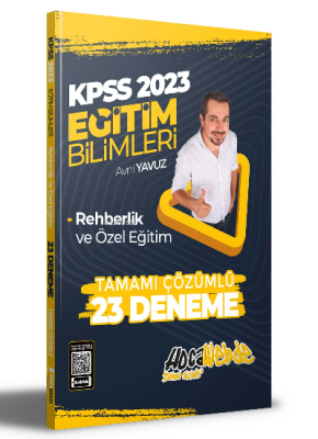 2023 KPSS Eğitim Bilimleri Rehberlik ve Özel Eğitim Tamamı Çözümlü 23 