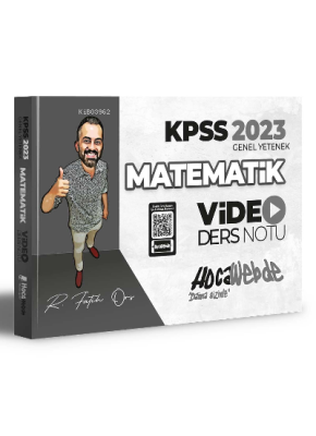 2023 KPSS Matematik Video Ders Notu R. Fatih Örs