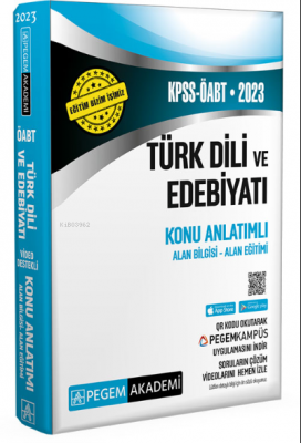 2023 KPSS ÖABT Türk Dili ve Edebiyat Konu Anlatımlı Kolektif