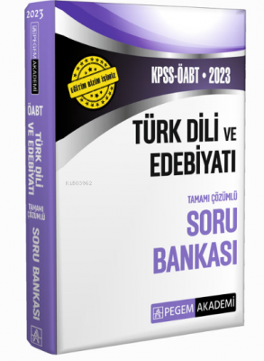 2023 KPSS ÖABT Türk Dili ve Edebiyat Soru Bankası Kolektif