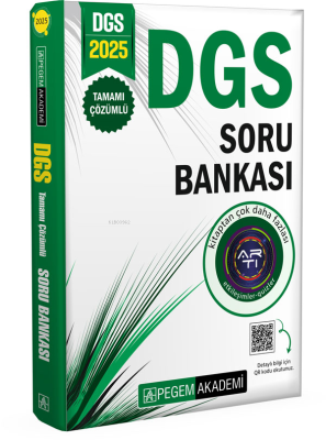 2024 DGS Tamamı Çözümlü Soru Bankası Kolektif