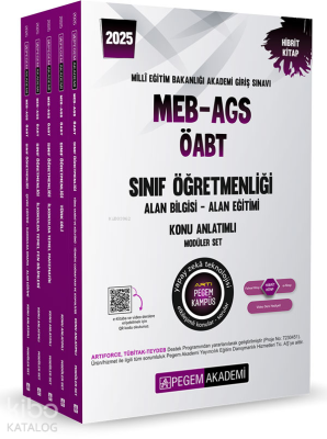 2025 MEB-AGS-ÖABT Sınıf Öğretmenliği Konu Anlatımlı Set (5 Kitap) Kole