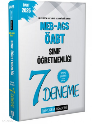 2025 MEB-AGS-ÖABT Sınıf Öğretmenliği Tamamı Çözümlü 7 Deneme Kolektif