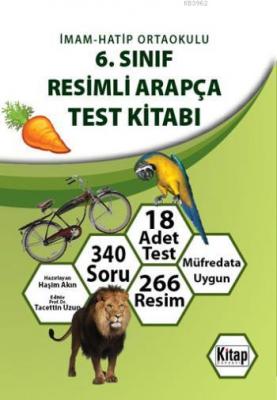 6. Sınıf Resimli Arapça Test Kitabı Haşim Akın