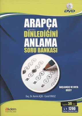 Arapça Dinlediğini Anlama Soru Bankası Kerim Açık