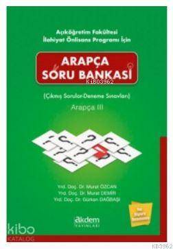 Arapça Soru Bankası (Çıkmış Sorular- Deneme Sınavları) Arapça III Mura