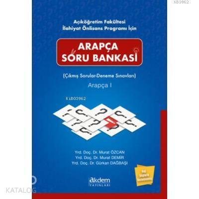 Arapça Soru Bankası Çıkmış Sorular Kolektif