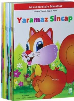 Atasözleriyle Masallar Seti (Düz Yazılı); 10 Kitap Takım Emine Korkmaz