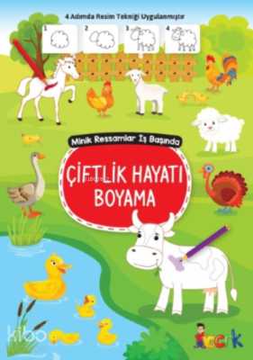 Çiftlik Hayatı Boyama;Minik Ressam İş Başında Kolektif