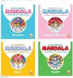 Çocuklar İçin Eğlendirici Mandala (4 Kitap) Kolektif