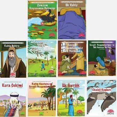 Çocuklar İçin Sevgili Peygamberimizin Hayatı Serisi (10 Kitap) cuma Ka