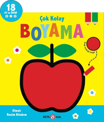 Çok Kolay Boyama - Elmalı Resim Kitabım Kolektif