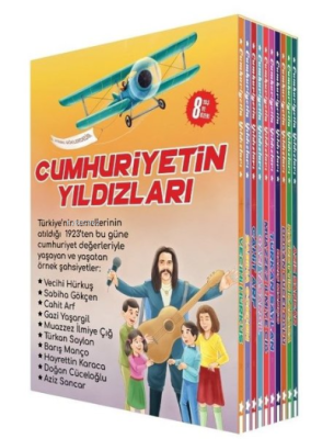 Cumhuriyetin Yıldızları Seti - 10 Kitap Takım - Kutulu Eda Bayrak