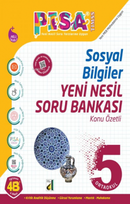 Damla Eğitim Pisa Yeni Nesil Sosyal Bilgiler Soru Bankası - 5 Kolektif