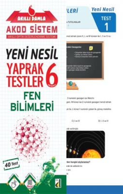 Damla Eğitim Yeni Nesil Fen Bilimleri Yaprak Testler - 6 Kolektif