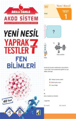 Damla Eğitim Yeni Nesil Fen Bilimleri Yaprak Testler - 7 Kolektif