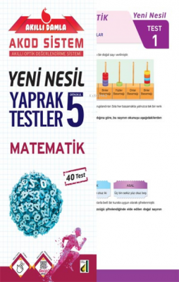 Damla Eğitim Yeni Nesil Matematik Yaprak Testler - 5 Kolektif