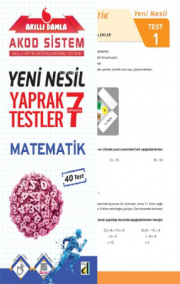 Damla Eğitim Yeni Nesil Matematik Yaprak Testler - 7 Kolektif