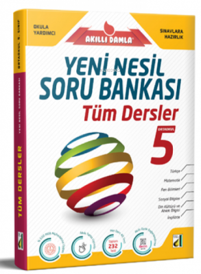 Damla Eğitim Yeni Nesil Tüm Dersler Soru Bankası 5. Sınıf Kolektif