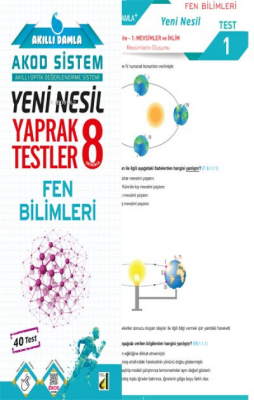 Damla Yeni Nesil Fen Bilimleri Yaprak Testler - 8 Kolektif