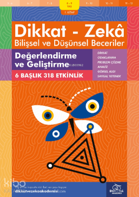 Değerlendirme ve Geliştirme (8 - 9 Yaş 1 Kitap, 318 Etkinlik) / Dikkat