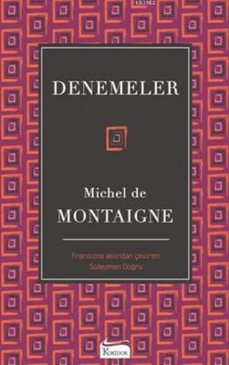 Denemeler ( Bez Ciltli ) Michel De Montaigne