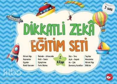 Dikkatli Zeka Eğitim Seti - 2.Kitap 3 Yaş Kolektif