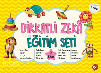 Dikkatli Zeka Eğitim Seti - 3.Kitap 3 Yaş Kolektif