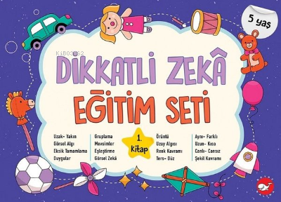 Dikkatli Zeka Eğitim Seti 5 Yaş - 1.Kitap Kolektif