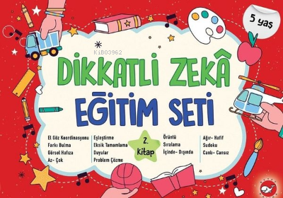 Dikkatli Zeka Eğitim Seti 5 Yaş - 2.Kitap Kolektif