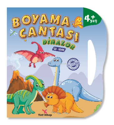 Dinozorlar çantalı boyama kitabı Kolektif