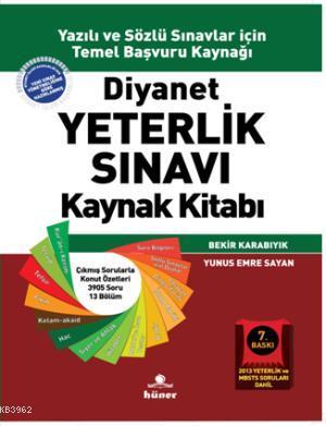 Diyanet Yeterlik Sınavı Kaynak Kitabı Bekir Karabıyık