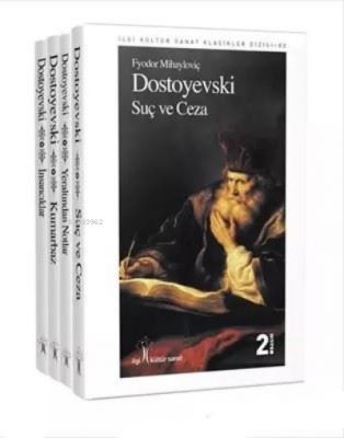 Dostoyevski Seti - 4 Kitap Takım Fyodor Mihayloviç Dostoyevski