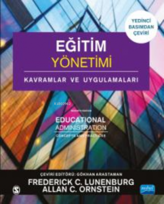 Eğitim Yönetimi ;Educational Administration Allan C. Ornstein