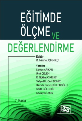 Eğitimde Ölçme ve Değerlendirme R. Nükhet Çıkrıkçı