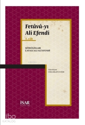 Fetava-yı Ali Efendi (2 Cilt Takım) Çatalcalı Ali Efendi