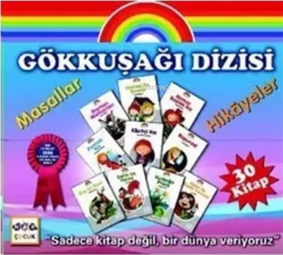 Gökkuşağı Dizisi Masallar Hikayeler - 30 Kitap Takım Kolektif