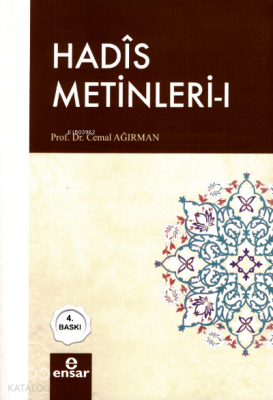 Hadis Metinleri 1 Cemal Ağırman