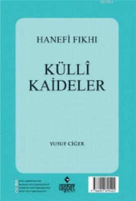 Hanefi Fıkhı Külli Kaideler Yusuf Ciğer