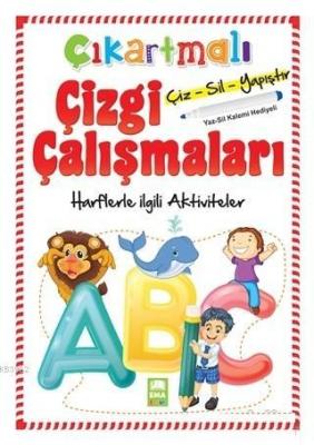 Harflerle İlgili Aktiviteler - Çıkartmalı Çizgi Çalışmaları Kolektif