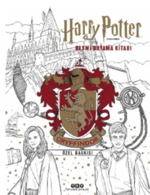 Harry Potter Filmlerinden Resmi Boyama Kitabı – Gryffindor Özel Baskıs