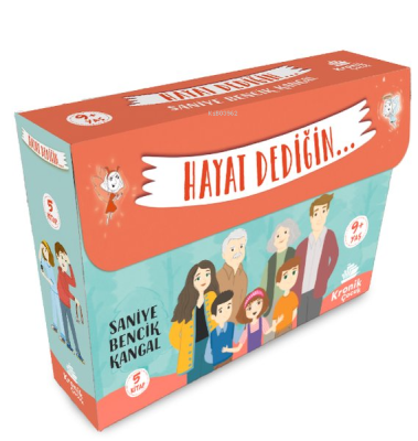 Hayat Dediğin Seti - 5 Kitap Takım - Kutulu Saniye Bencik Kangal