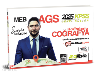 HocaWebde Yayınları 2025 MEB AGS KPSS Haritalarla Türkiye Coğrafya Eng