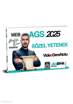 HocaWebde Yayınları 2025 MEB AGS SözelYetenek Video Ders Notu Mustafa 