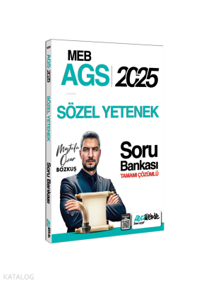 HocaWebdeYayınları 2025 MEB AGS Sözel Yetenek Tamamı Çözümlü Soru Bank