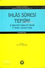 İhlas Suresi Tefsiri Yakup Çiçek