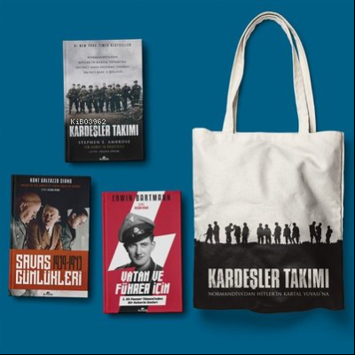 İkinci Dünya Savaşı Seti-3 Kitap Takım-Bez Çanta Hediyeli Stephen E. A